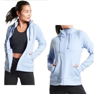 Athleta Triumph Hoodie (Color: Light Blue) - size XXS